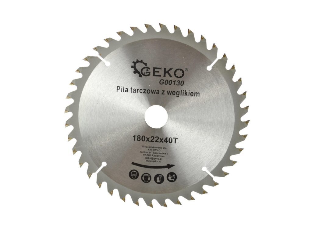 Tarcza do drewna Geko 180×22 Z-40 G00130