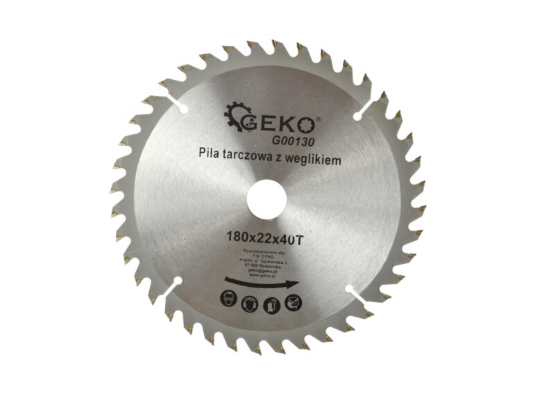 Tarcza do drewna Geko 180x22 Z-40 G00130