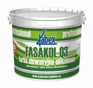 Farba elewacyjna silikonowa Kabex Fasakol Q3 10L