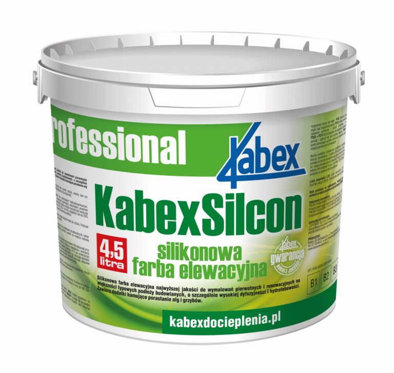 Farba silikonowa elewacyjna KabexSilcon 4,5 L