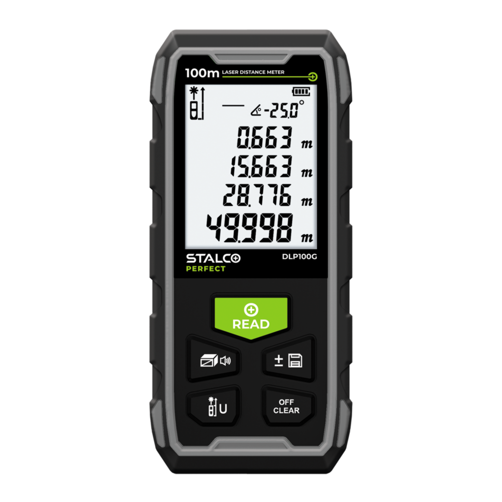 Dalmierz laserowy DLP100G 100m Stalco S058298002