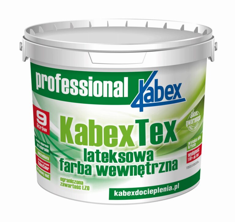 Lateksowa farba nawierzchniowa Kabex TEX 9L