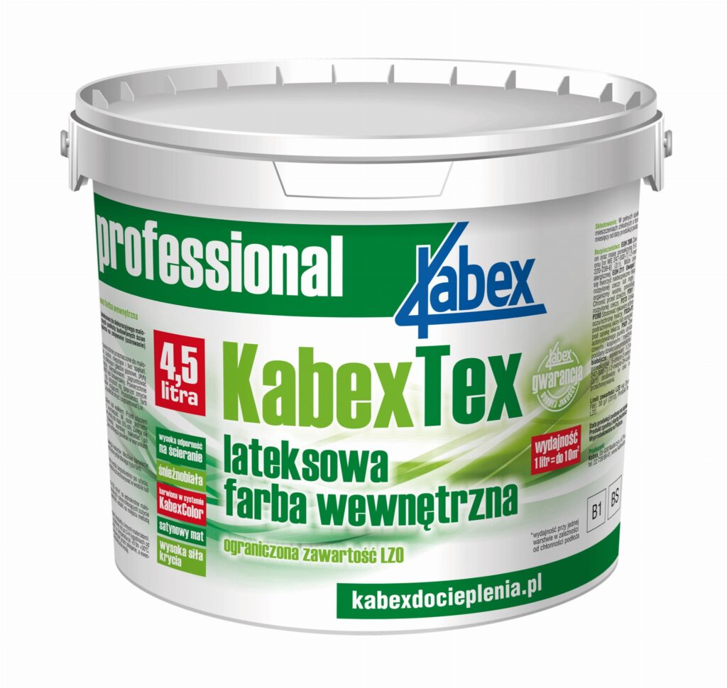 Kabex TEX lateksowa farba nawierzchniowa 2,5L