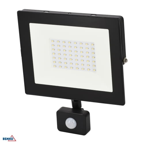 LED Naświetlacz z czujnikiem ruchu 10W ciepły