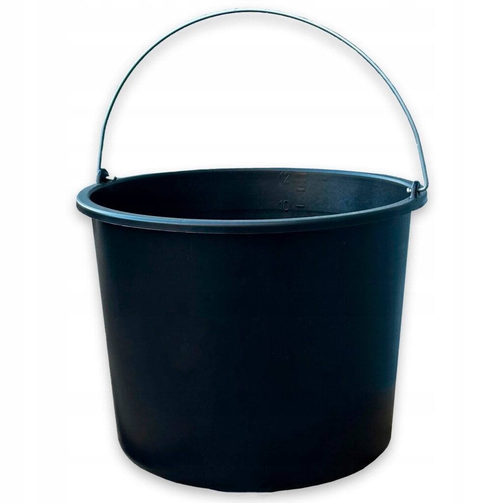 Wiadro budowlane plastikowe 12L POLAX 100-464