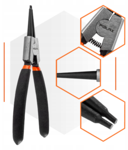 Szczypce SEGERA 150mm zewnętrzne proste POLAX 35-034