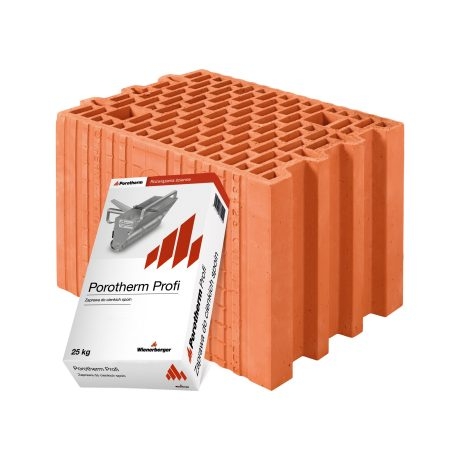 Pustak Porotherm 25cm/23,8/37,8 PROFI