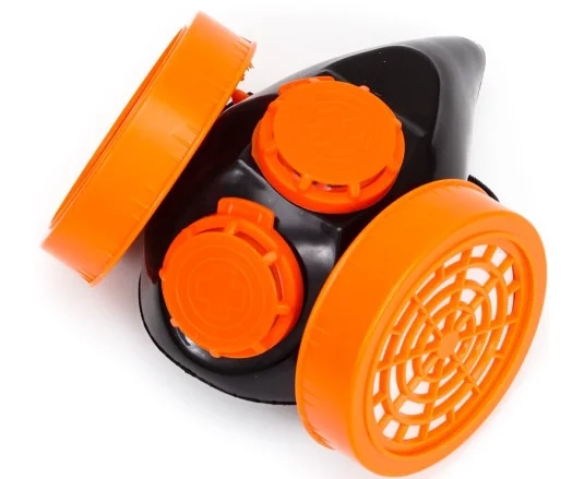 Półmaska Respirator z dwoma filtrami  przeciwpyłowymi POLAX 53-002