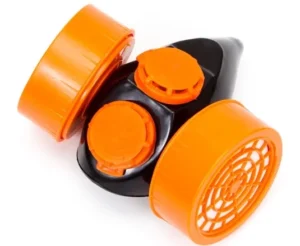 Półmaska Respirator przeciwchemiczny z 2 filtrami węglowymi POLAX 53-004
