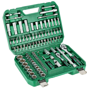 Zestaw kluczy nasadowych 1/2”+1/4” 94 elem. opakowanie BMC Stalco S011100094
