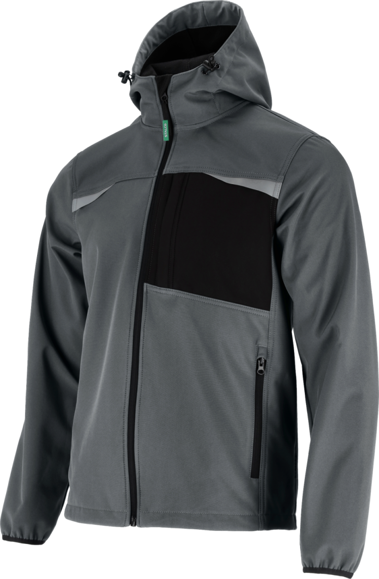 Kurtka sofshell męska Rock szary 3XL Stalco S-51740