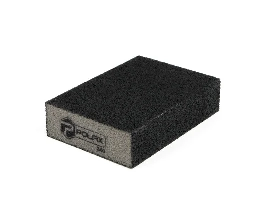 Gąbka kostka ścierna P240 100x70x25mm POLAX 54-193
