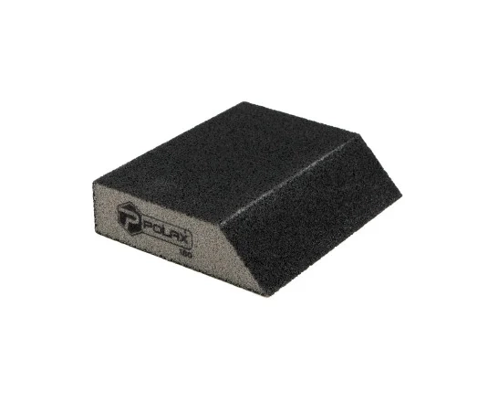 Gąbka kostka ścierna skośna P180 110x90x25mm POLAX 54-186