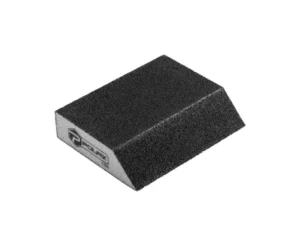 Gąbka kostka ścierna szlifierska skośna P150 110x90x25mm POLAX 54-227