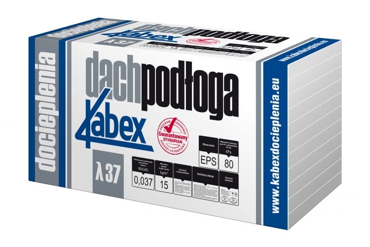 Styropian Kabex dach/podłoga 0,037 12cm