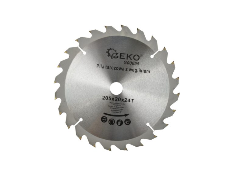 Tarcza do drewna Geko 205x20 Z24 G00095