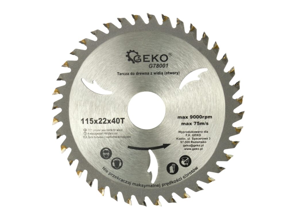 Tarcza do drewna Geko  112x22x40T G78001