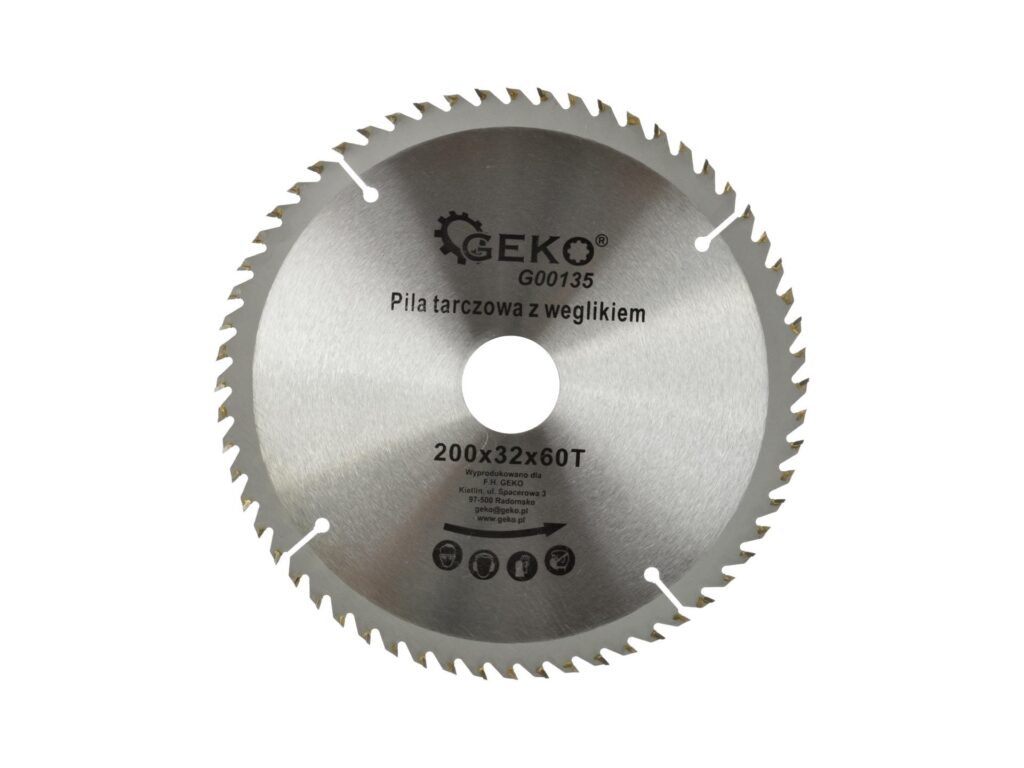 Tarcza do drewna Geko 200×32 Z60 G00135