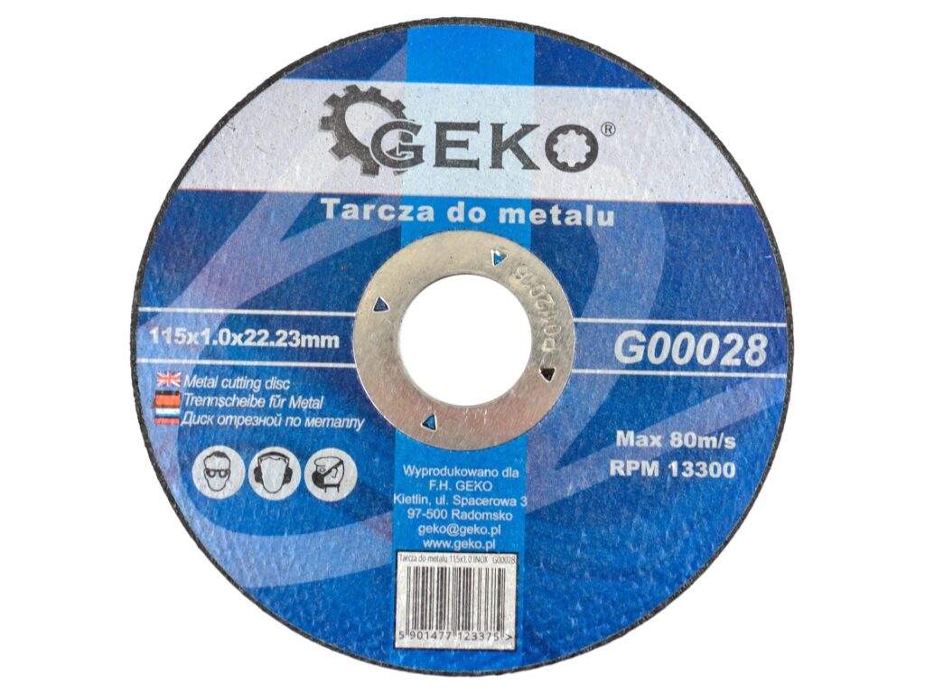 Tarcza do metalu Geko 115×1,0 G00028