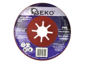 Tarcza fibrowa do szlifowania gresu Geko P 80 G78702