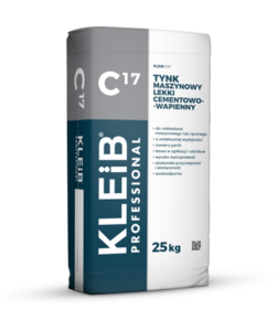 Tynk maszynowy Kleib C17 cementowo-wapienny lekki 25kg