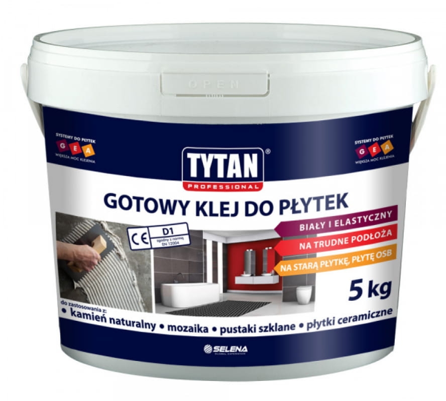 Gotowy klej do płytek Tytan 5 kg