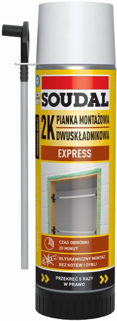 Pianka montażowa Soudal Piana 400/2K dwuskładnikowa