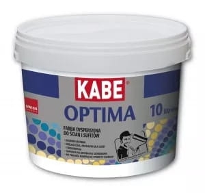 Farba akrylowa do ścian i sufitów KABE Optima 10l