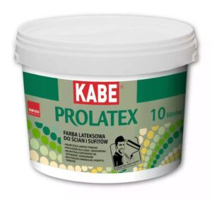Farba lateksowa Kabe Prolatex półmatowy 10L