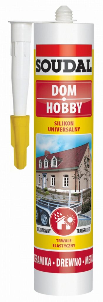 Uniwersalny silikon SOUDAL 280ml bezbarwny