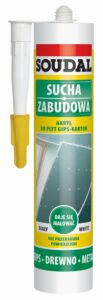 Akryl do płyt gipsowo-kartonowych SOUDAL biały 280ml