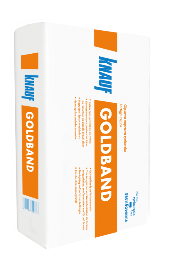 Ręczny tynk gipsowy Knauf GOLDBAND 30kg