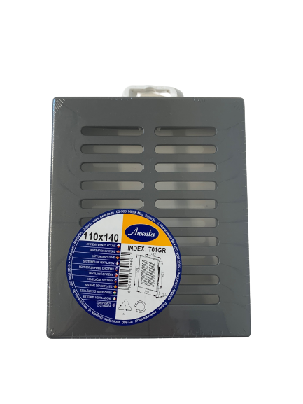 Kratka wentylacyjna T 01 11×14 grafit
