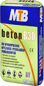 Wylewka betonowa MTB B-30 25kg  48opk/pal