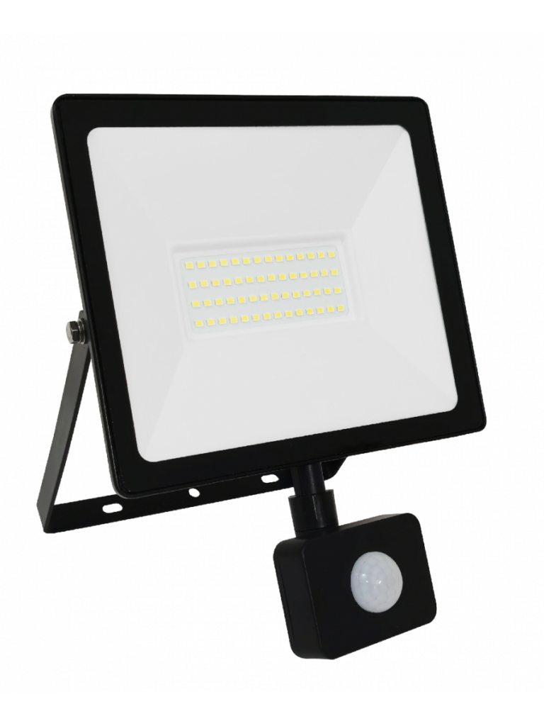 LED Naświetlacz z czujnikiem ruchu 50W