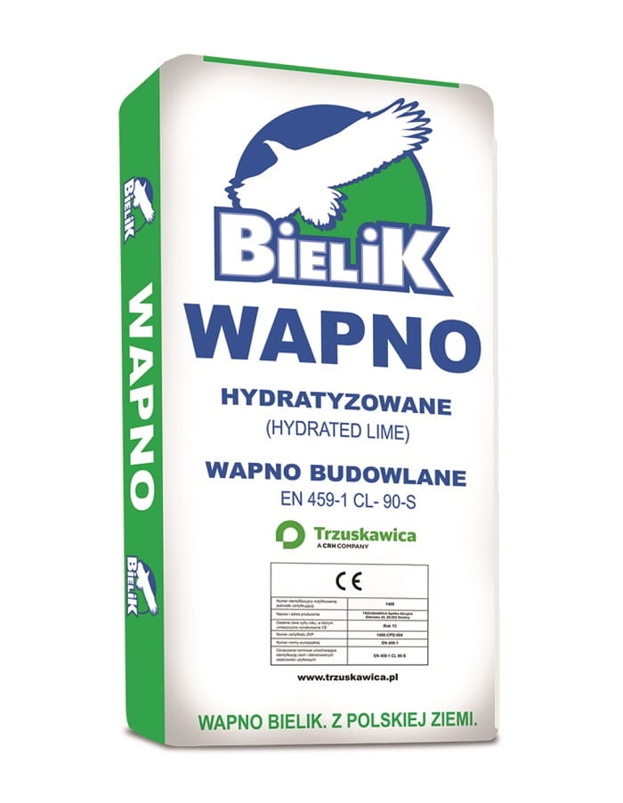 Wapno hydratyzowane białe 25kg Bielik