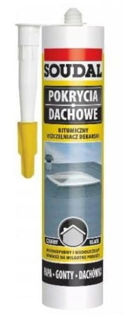 Uszczelniacz Dekarski Soudal 280ml czarny