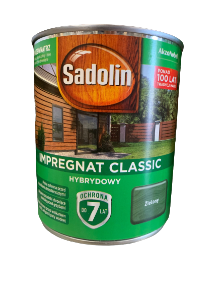 Impregnat hybrydowy Sadolin Classic Zielony 0,75l