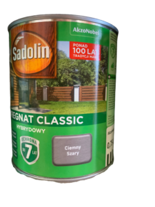 Impregnat hybrydowy Sadolin Classic C.Szary 0,75l