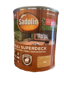 Olej do drewna Sadolin Superdeck dąb  0,75l
