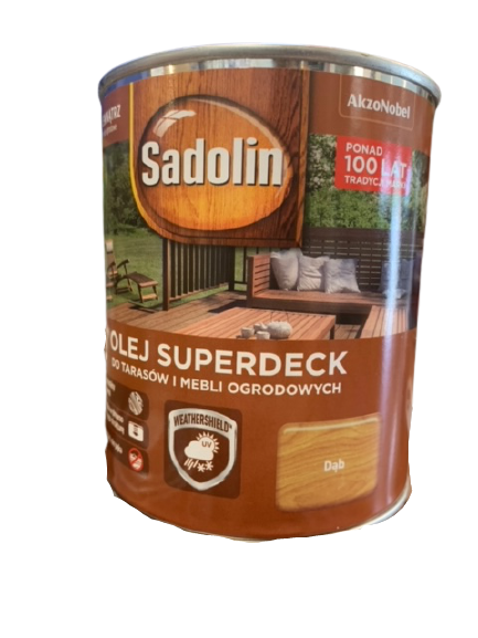 Olej do drewna Sadolin Superdeck dąb  0,75l