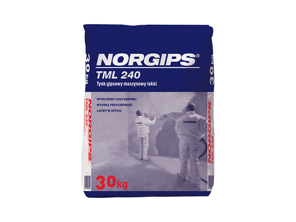 Tynk gipsowy maszynowy lekki Norgips 30kg