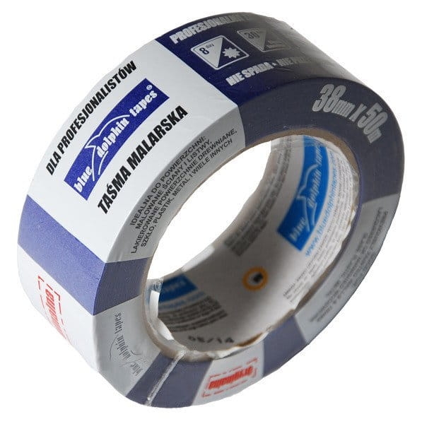 Papierowa taśma niebieska Blue Dolphin MT-PG 38x50m