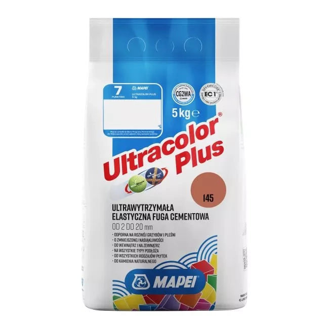 Fuga elastyczna Ceglana Mapei Ultra Plus 145 5kg