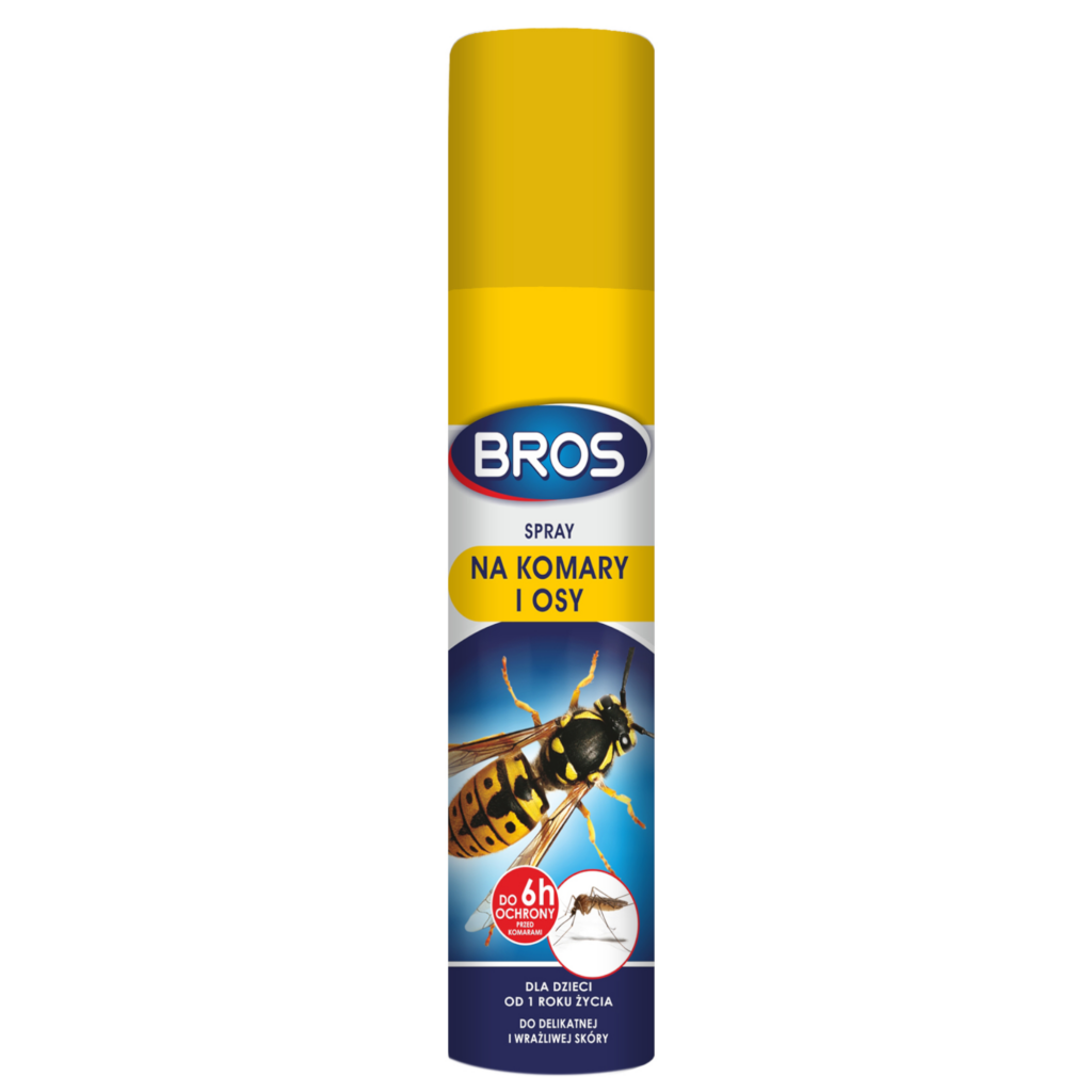 Spray na komary i osy dla dzieci  90 ml BROS