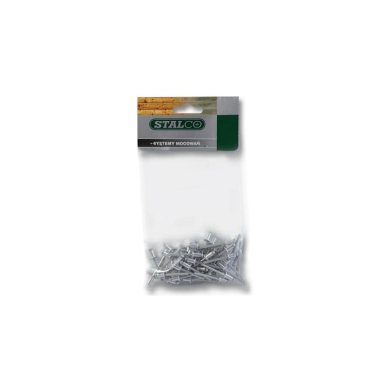 Nity aluminiowe Stalco 4,8x12mm 50szt