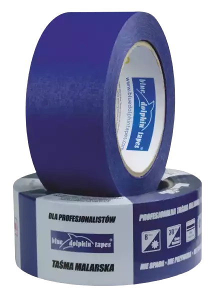 Papierowa taśma niebieska Blue Dolphin MT-PG 25x50m