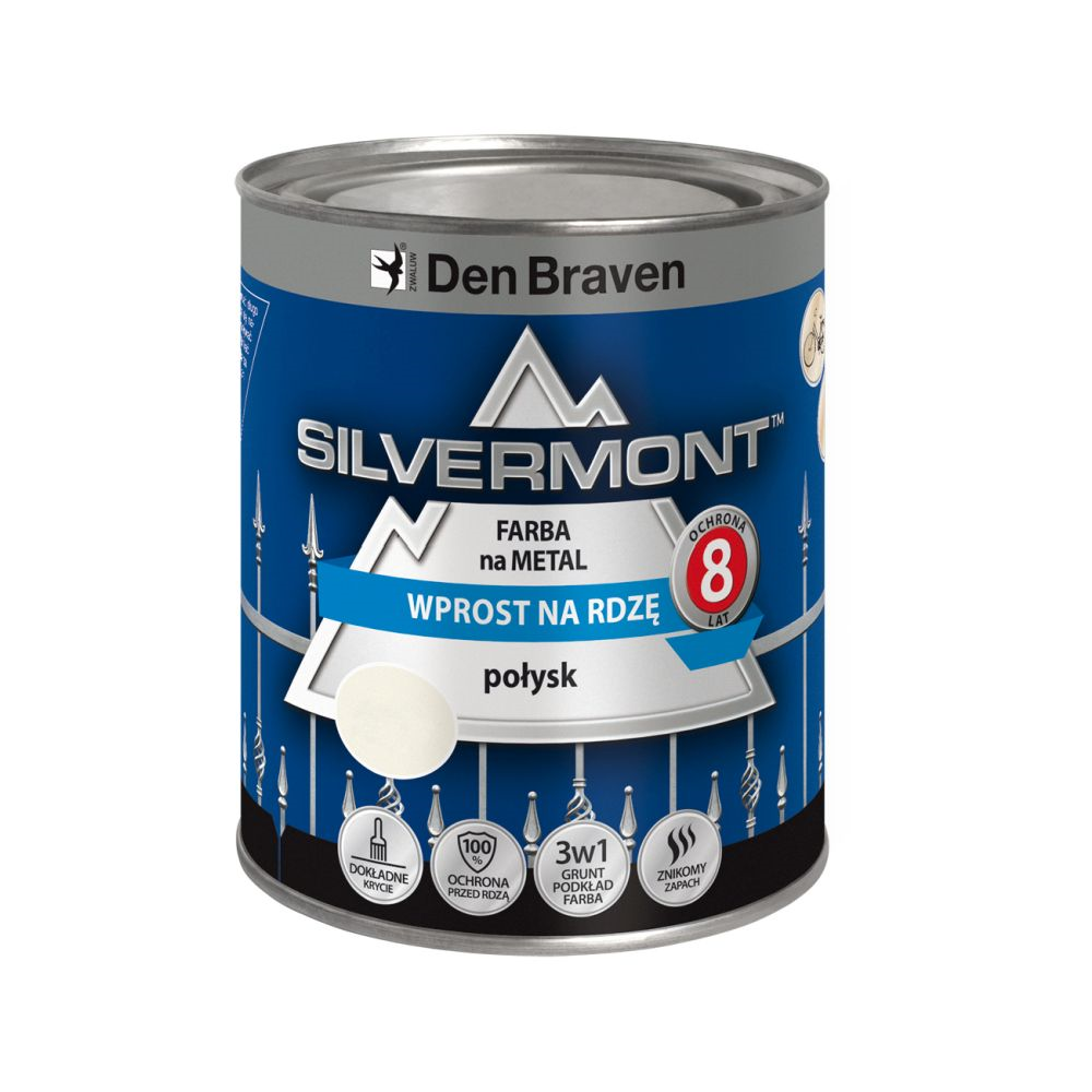 Farba antykorozyjna Silvermont Czerwona tlen 0,7 l