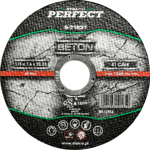 Tarcza do betonu 125×3,0 Stalco S-71637