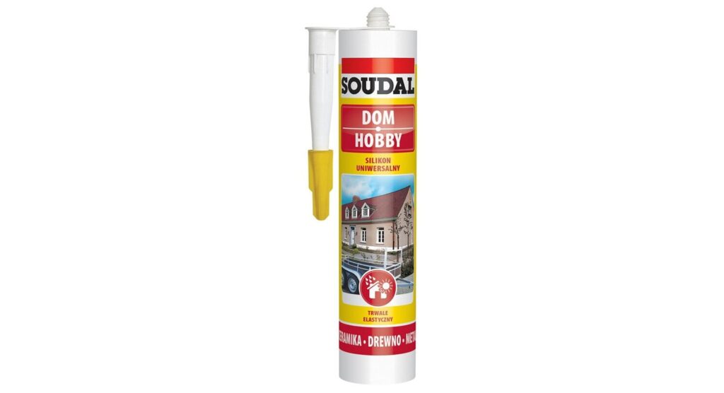 Uniwersalny silikon SOUDAL biały 280